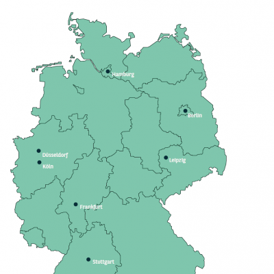 Karte Investmentmarkt Deutschland 2020