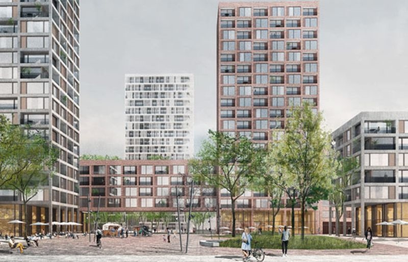 Visualisierung Quartier Gehrenseestraße / Wollenberger Straße