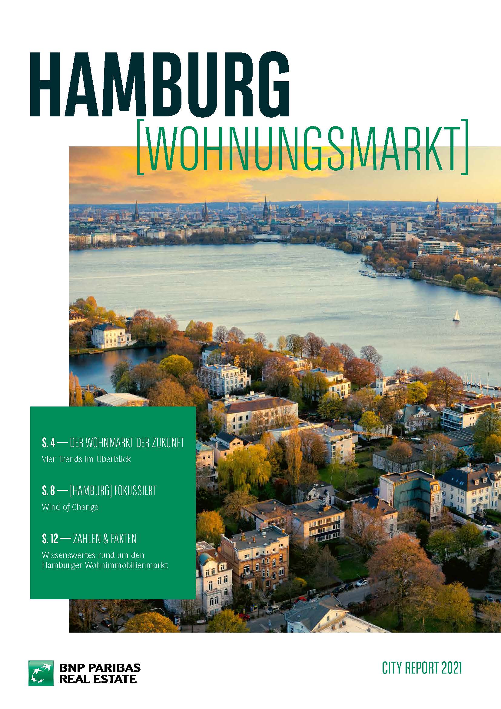 City Report Wohnen Hamburg 2021