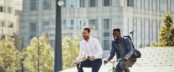 Fahhradfahren in Leipzig