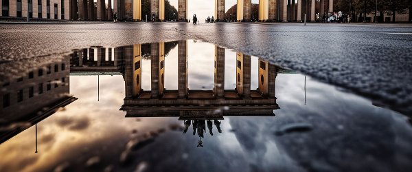 Schwammstadt Berlin im Regen