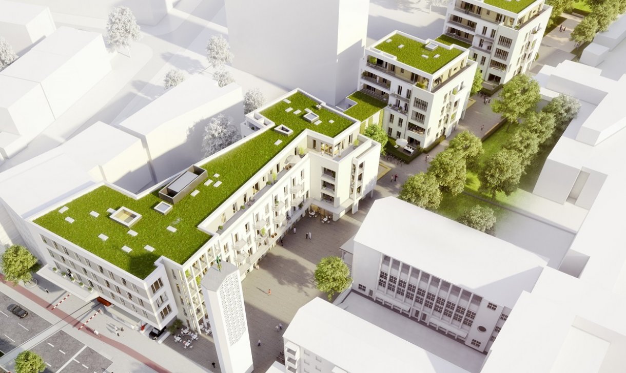Schallschutzriegel Clarenbachplatz Köln