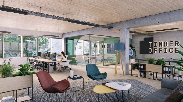 Moderne Arbeitswelten im Timber Office