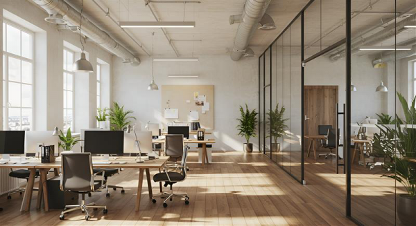 Raumwirkung im Büro