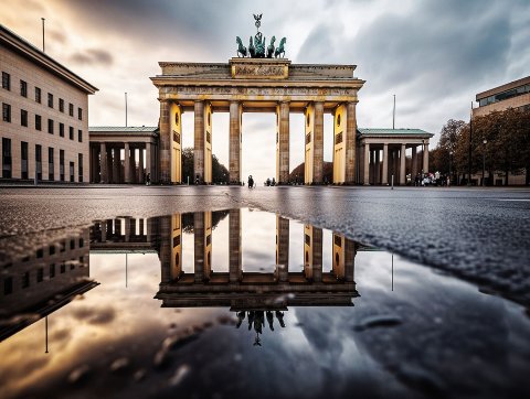 Schwammstadt Berlin im Regen