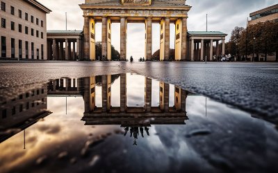 Schwammstadt Berlin im Regen